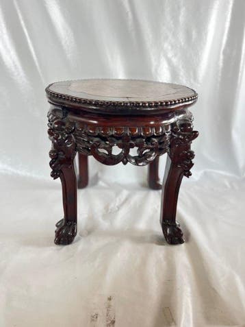 Salontafel - Hout, Marmer - China - Qing Dynastie