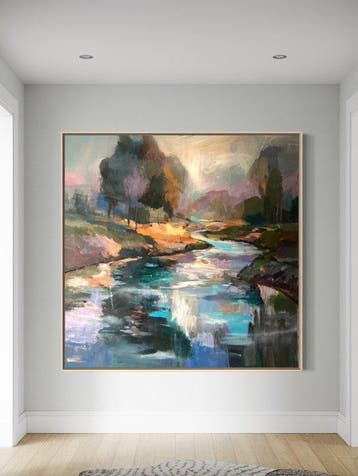 Rhul Rodríguez (1981, Jaén, Spain) - Blue River - XL - No