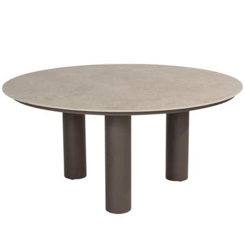 Arizona dining tuintafel 160xH75 cm rond keramiek 4 Seasons, Tuin en Terras, Tuintafels, Ophalen of Verzenden, Nieuw