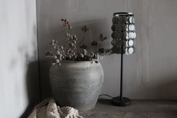 Schijfjes tafellamp black / antraciet 70 cm, Huis en Inrichting, Ophalen of Verzenden, Nieuw