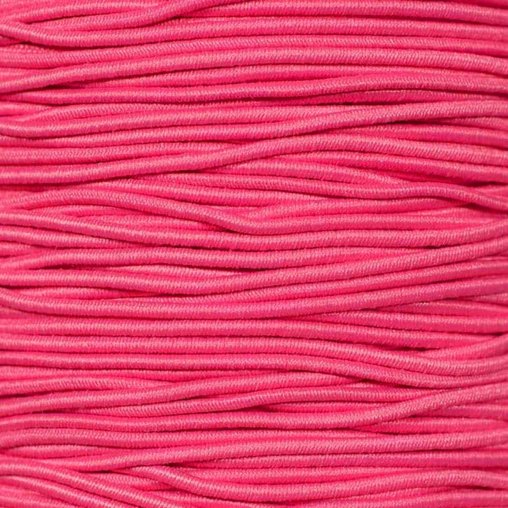3mm Elastisch Touw - Fuchsia - 50 meter op rol, Hobby en Vrije tijd, Overige Hobby en Vrije tijd, Nieuw, Ophalen of Verzenden