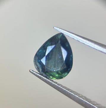 Zonder minimumprijs Saffier - 1.06 ct - Antwerp Laboratory, Sieraden, Tassen en Uiterlijk, Nieuw
