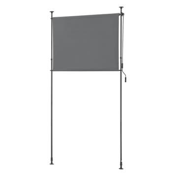 Rolgordijn voor buiten Cimarra 120x270 cm donkergrijs, Verzenden, Nieuw