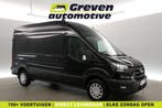 Ford Transit 2.0 TDCI L3H3  Airco  Cruise  3 Zits, Auto's, Zwart, Nieuw, Ford, Te koop