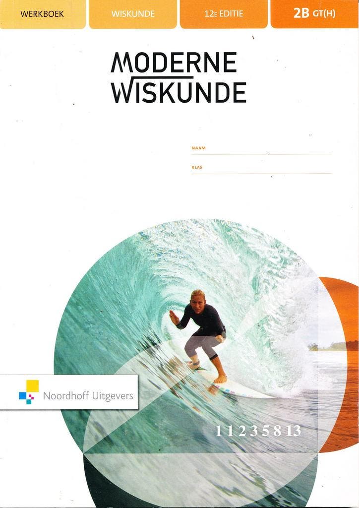 Moderne Wiskunde 12e editie Werkboek 2B GT(H), Boeken, Schoolboeken, Nieuw, Verzenden