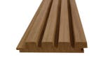 Rhombusprofielplank thermowood ayous, 3.4x18.6x605 cm, Tuin en Terras, Palen, Balken en Planken, Ophalen of Verzenden, Nieuw