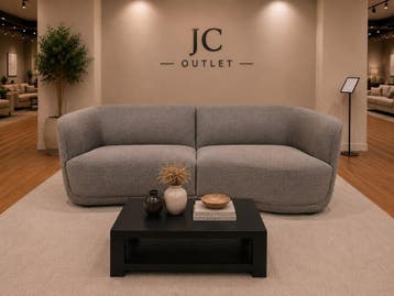 40% KORTING - SHOWROOM OUTLET - HOEKBANK LEICESTER - NIEUW, Organische bank, rond, design, Leicester, Taupe, meubels, sale, 200 tot 250 cm