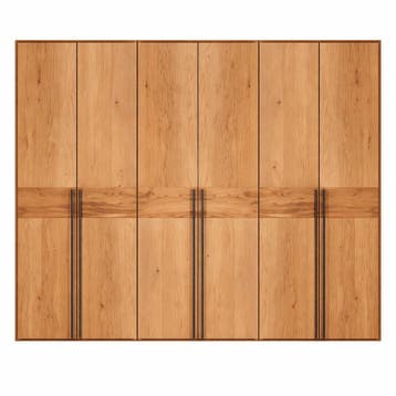 Forestales Boston Massief Eikenhout Kledingkast - 200cm 4-De, Nieuw