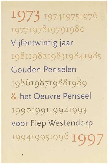 Vijfentwintig jaar Gouden Penselen & het Oeuvre Penseel, Verzenden, Gelezen