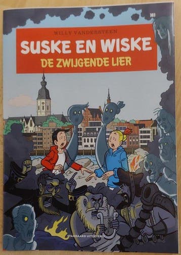 Suske en Wiske - De zwijgende lier - SC met stofomslag - 1, Nieuw