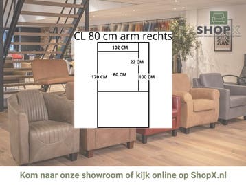 Leren elementenbank Flow - cl 80 arm rechts, Huis en Inrichting, Banken | Bankstellen, Nieuw, Leer, Ophalen of Verzenden, Rechte bank