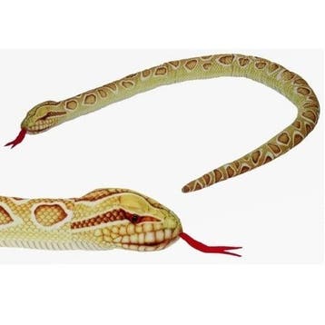 Cornelissen python knuffel - pluche - 150 cm - gevlekt, Verzenden, Nieuw