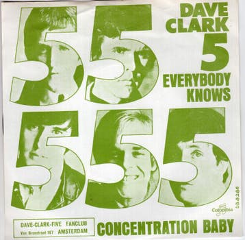 Dave Clark Five - Everybody knows + Concentration baby (..., Nieuw in verpakking