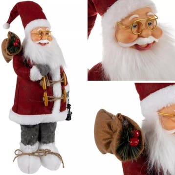 Ruhhy Kerstman 45cm - Premium Kwaliteit - Sfeervolle Kers..., Ophalen of Verzenden, Nieuw