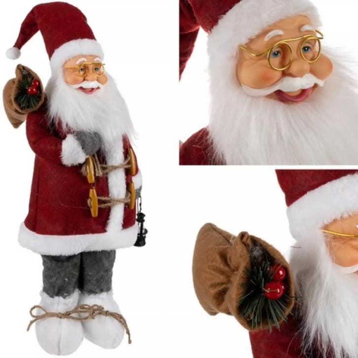 Ruhhy Kerstman 45cm - Premium Kwaliteit - Sfeervolle Kers..., Diversen, Kerst, Nieuw, Ophalen of Verzenden