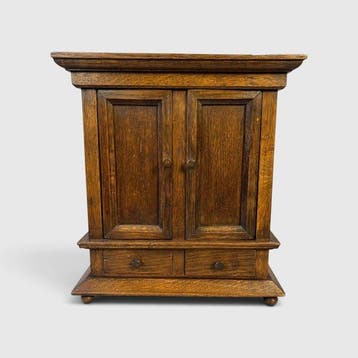 Decoratief ornament - Eikenhouten meesterstukje — miniatuur