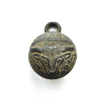 Indochinees Brons Rituele tempelbelkraal - 61 mm (Zonder