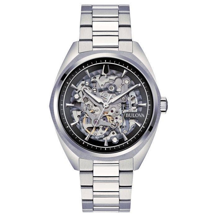 Bulova - Collezione Surveyor - Surveyor Automatic Skeleton, Sieraden, Tassen en Uiterlijk, Horloges | Heren