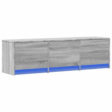 vidaXL TV-kast Grijs Sonoma Bewerkt hout, Minder dan 50 cm, Verzenden, Nieuw, Minder dan 100 cm