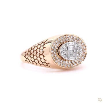 Zonder minimumprijs - Ring - 14 karaat Roségoud - 0.34ct., Nieuw