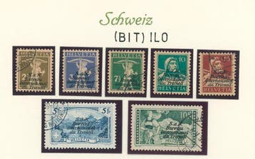 Zwitserland 1928 - uit gestempelde Volkenbonduitgave 1928, Gestempeld