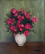 Ramon Calsina Baró (1901–1992) - Ramo de flores rosas en