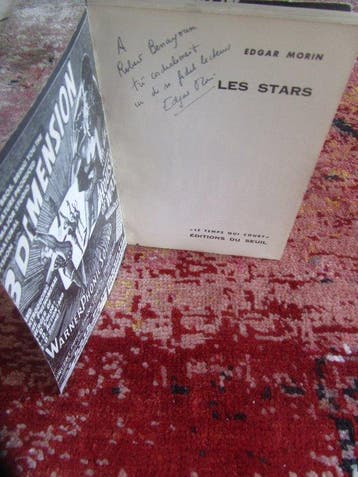 Signé ; Edgar Morin (1921-2026) - Les Stars. Signé - 1957, Antiek en Kunst