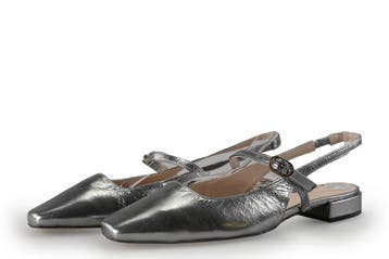 Sacha Loafers in maat 39 Zilver, Kleding | Dames, Schoenen, Overige kleuren, Verzenden, Overige typen, Zo goed als nieuw
