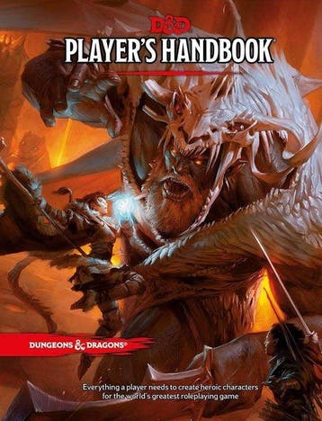 Boek Dungeons and Dragons - 5th Edition Players Handbook (D, Verzenden, Gebruikt