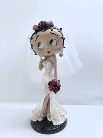 Beeldje, Betty Boop Bride - 30 cm - Onbekend, Nieuw in verpakking