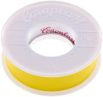 Elektrische Isolatietape Vde-Getest 15mm/10m Geel [10 Stuks], Verzenden, Nieuw