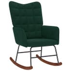 Stoel fluweel groen | Tweedekansje | OP=OP, Eenpersoons, Nieuw, 75 tot 100 cm, Ophalen of Verzenden