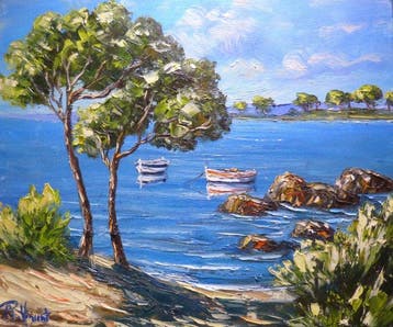 R. Vincent (1954) - La Ciotat en Provence oeuvre de Vincent
