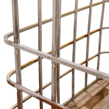 Gebruikte IBC Container IBC frame met houten pallet, Ophalen of Verzenden