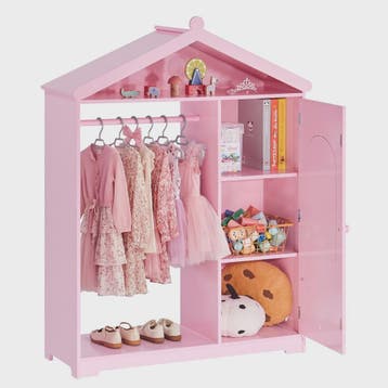 Kinder Garderobe met Spiegel - Droomkast voor Verkleedkledin, Verzenden, Nieuw