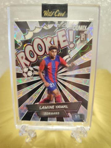 Wild Card Wild Card Comix Lamine Yamal Rookie-kaart, Enige, Verzamelen, Nieuw