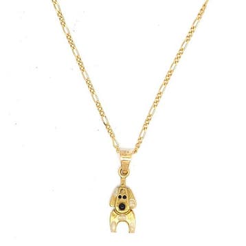Ketting met hanger - 18 karaat Geel goud