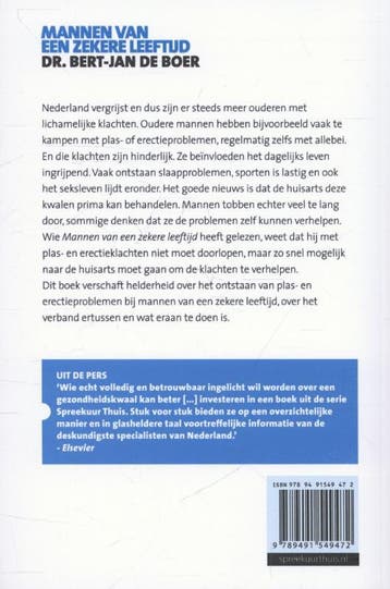Mannen van een zekere leeftijd / Spreekuur thuis, Verzenden, Gelezen, Bert-Jan de Boer