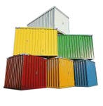 Handige demontabele containers in diverse kleuren en maten