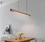 Nordic Houten LED Hanglamp – Moderne Plafondlamp voor Eetkam, Verzenden, Nieuw