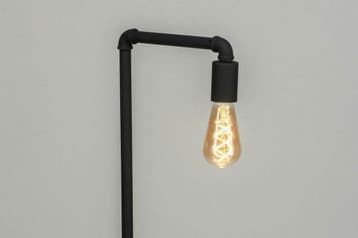 Rietveld Vloerlampen - Zwart - Metaal, Beton, Verzenden, Nieuw