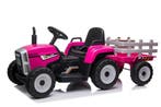 Elektrische Kinder Tractor | Roze | Nieuw | Scherpe Prijs, Ophalen of Verzenden, Nieuw, Trapvoertuig