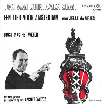 vinyl single 7 inch - Ton van Duinhoven - Een Lied Voor A..., Verzenden, Zo goed als nieuw, 7 inch, Pop