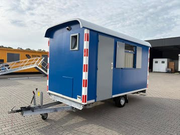 Schaftwagen 4m berging en toilet, Ophalen of Verzenden