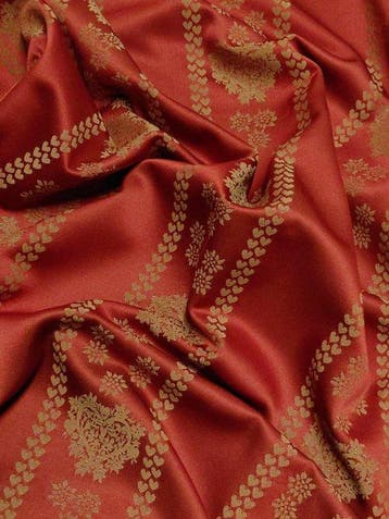Prestigioso Tessuto Jacquard Tirolese – Rosso Veneziano