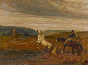 Cesare Tubino (1899-1990) - La cattura del cavallo - XL