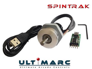 Ultimarc SpinTrak Arcade USB Spinner Unit, Nieuw