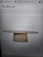 Richmond LUX AANBIEDING TABLE FICTUS 240X120 OVAAL TRAVERTIN, Huis en Inrichting, Tafels | Eettafels, Ophalen, Nieuw