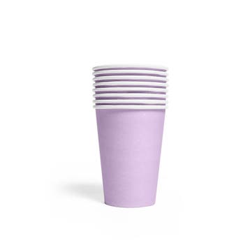 Party Bekers Lavendel (8st), Ophalen of Verzenden, Nieuw