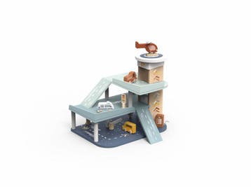Speedy Monkey houten garage speelgo van €76,99 voor €69,29, Ophalen of Verzenden, Nieuw